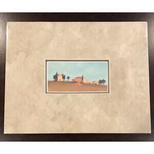 14.25x11.25" Matted Print w/ Fillet of PIENZA HILLSIDE by GARY MAX COLLINS NIP